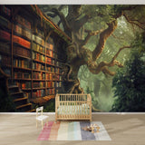 Mural de Pared 3D, Aventura en el Bosque, 100x144 pulgadas