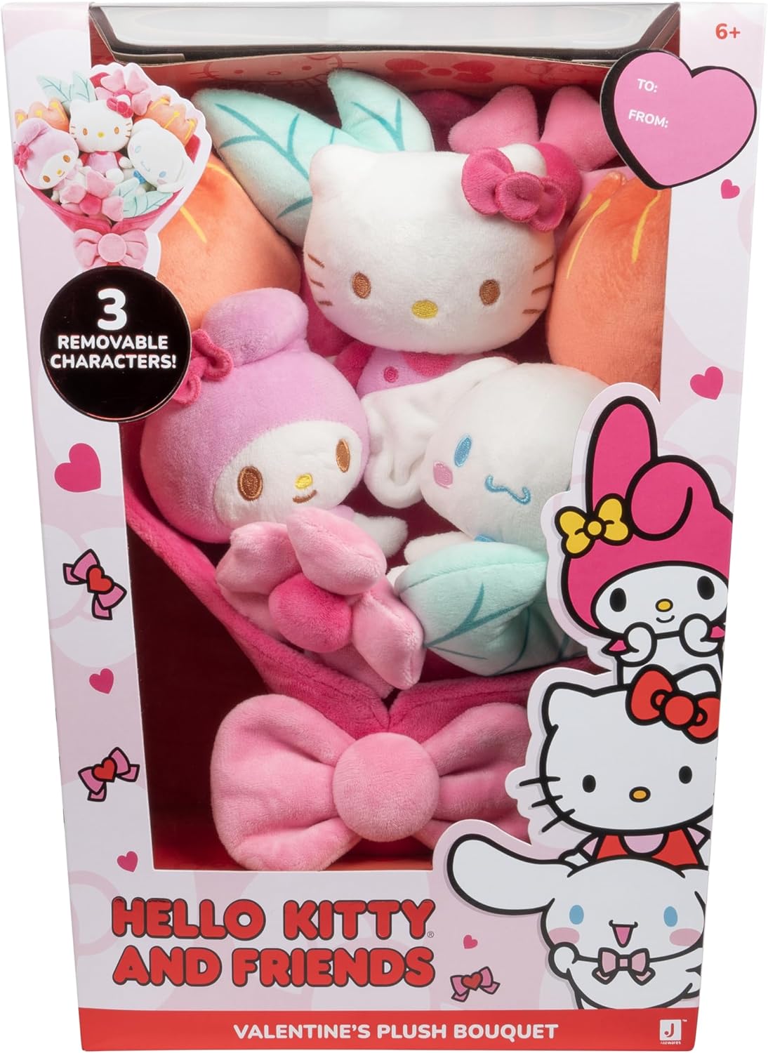 Ramo de Peluches Hello Kitty - 12 - 9 Peluches - Jazwares