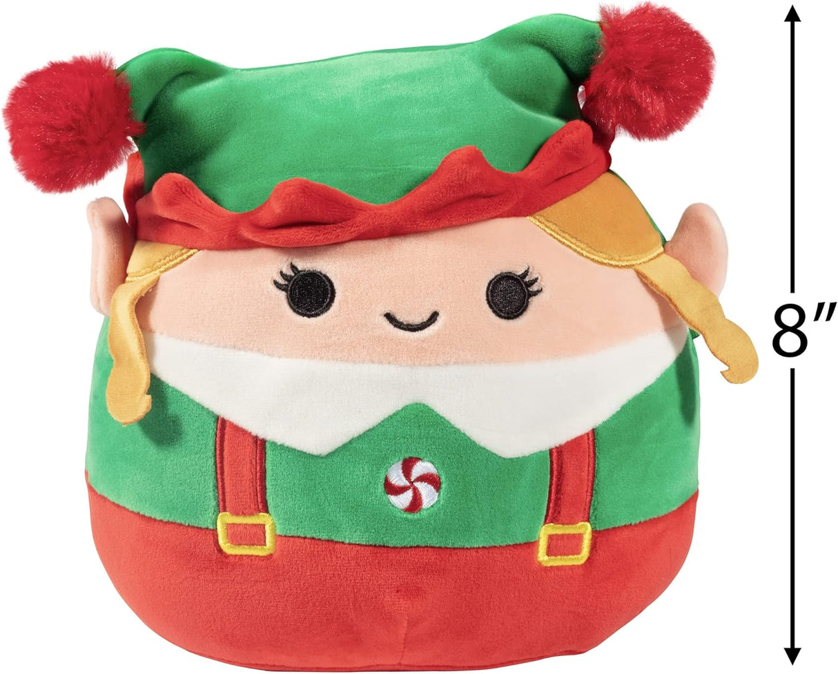 Peluches Squishmallow Emmy The Christmas Elf de 8 pulgadas