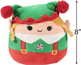 Peluches Squishmallow Emmy The Christmas Elf de 8 pulgadas