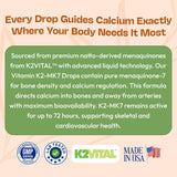 Suplemento líquido de K2 MK7, vegano, no GMO, 60ml