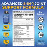 Suplemento de apoyo articular de glucosamina condroitina MSM