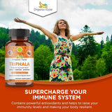 Suplemento Organic Veda Triphala Cápsulas  limpieza de colon