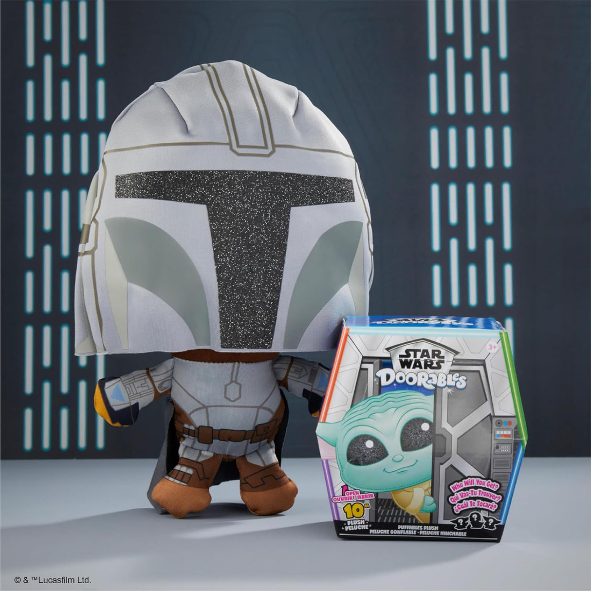Peluche STAR WARS Doorables Puffables - The Mandalorian