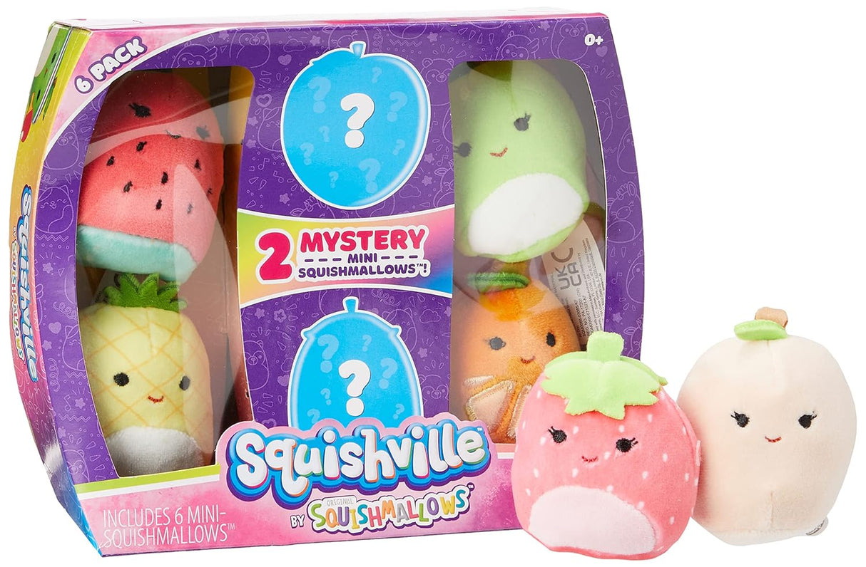 Mini Peluches de Frutas Suaves, Squishmallows Mystery Mini