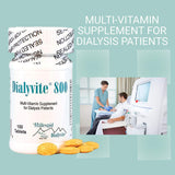 Suplemento Multi-Vitaminas Dialyvite 800 de Hillestad Labs, 100 Tab.