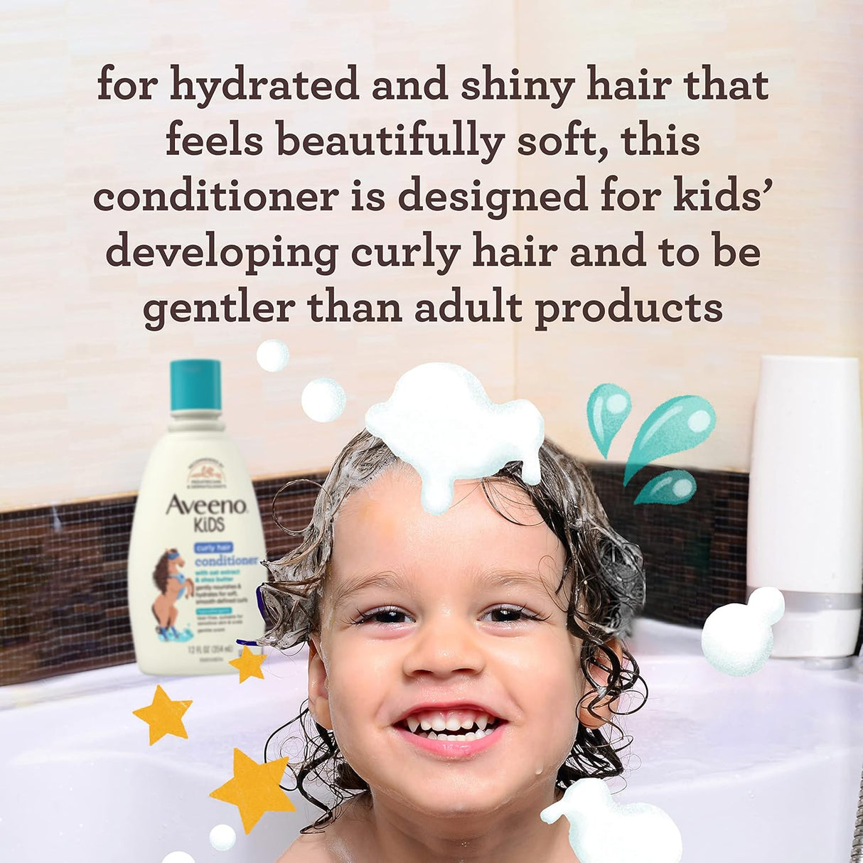 Shampoos y Acondicionadores  de cabello rizado para niños