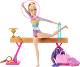 Muñeca Gimnasia Barbie y Accesorios, Juego con C-Clip, Balance Beam