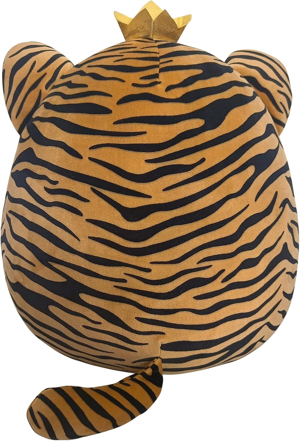 Peluche tigre marrón de 14 pulgadas con corona Squishmallows