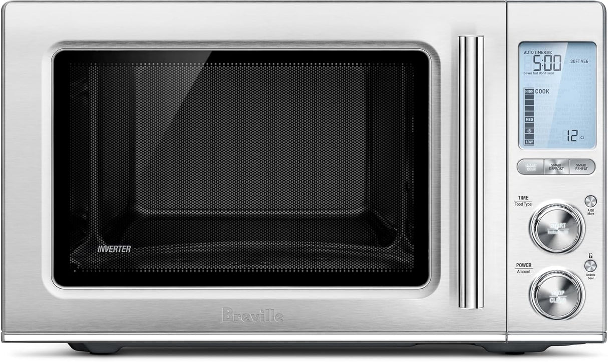Microondas Breville Smooth Wave, 850W, Modelo BMO850BSS1BUC1