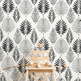 Pegatinas de Pared Kazova, Hojas Modernas, Patrón de Helechos