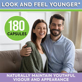 Suplemento Resveratrol extra fuerte 1568mg  180 cápsulas