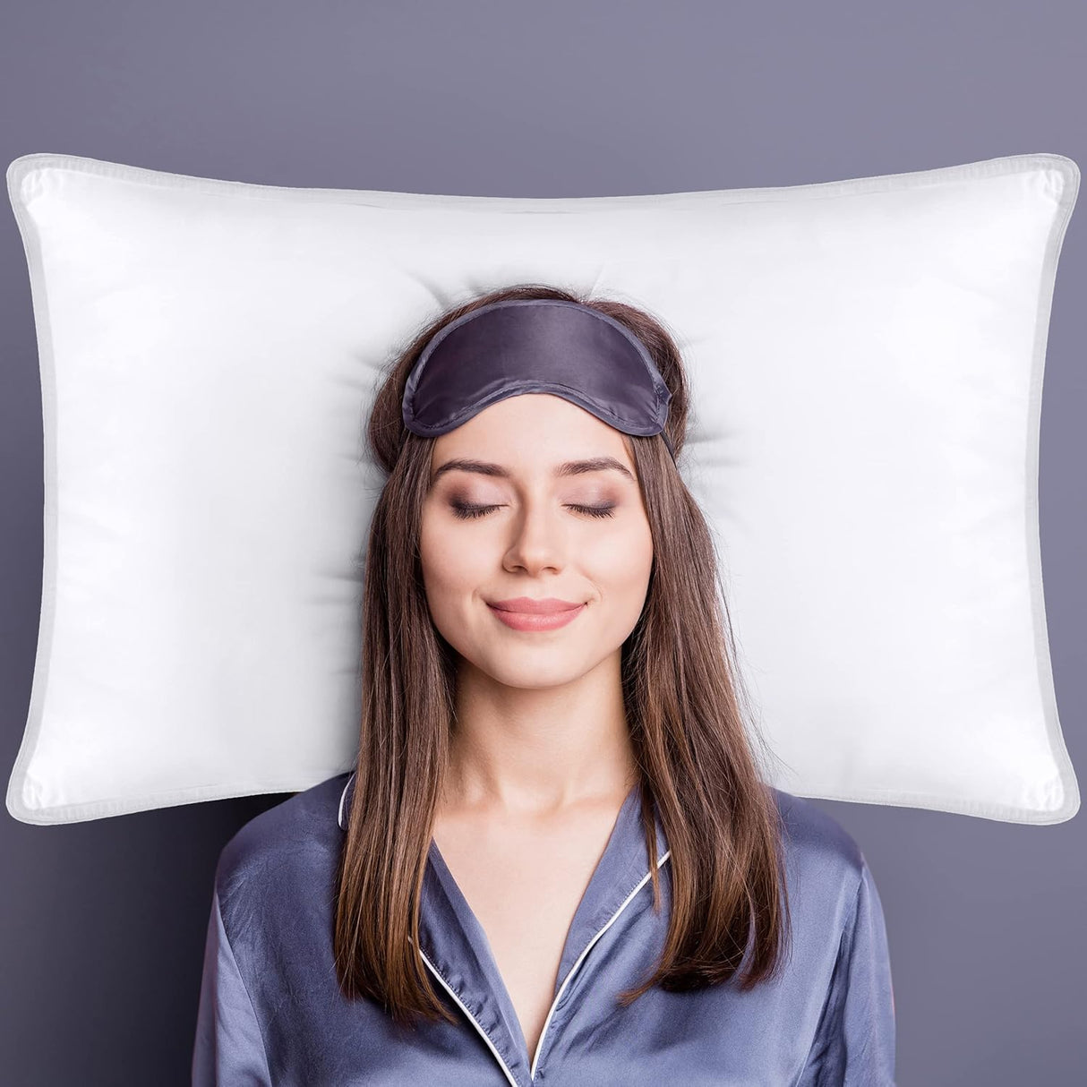 Cojines Utopia Bedding para dormir, tamaño Queen, set de 2