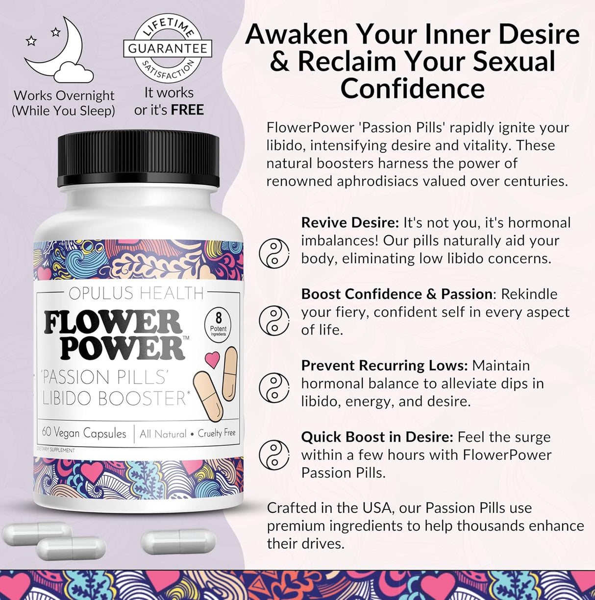 potenciador de la libido Passion Pills para mujeres