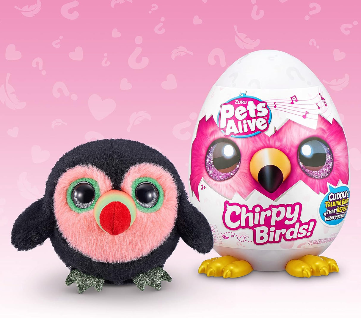 Huevo sorpresa gigante (tucan) habla, incluye accesorios