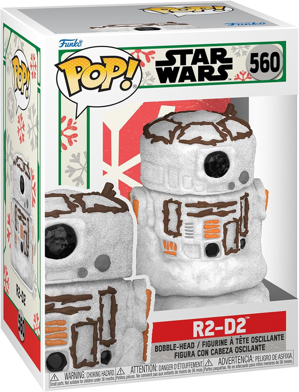 Funko Pop! Star Wars: R2-D2 Muñeco de Nieve Edición Festiva