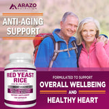Suplemento Rojo Levadura Arroz Extracto 1200 mg Vegetariana