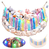 Hamaca de Peluches con Luces - Almacenaje Boho para Niños
