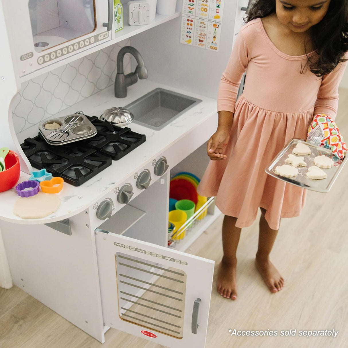 Cocina de Juguete de Madera Melissa & Doug con Dispensador de Hielo