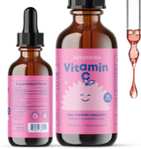 JoySpring Vitamina C y Zinc para niños, 30 porciones