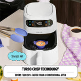 Freidora de aire CRUX x Marshmello 3.0 QT, Touch Screen, TurboCrisp