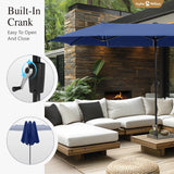 Sombrilla Doble Lado Sophia & William 13ft, Protección UV 99%