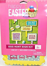 Happy Easter Egg Hunt Sign Kit