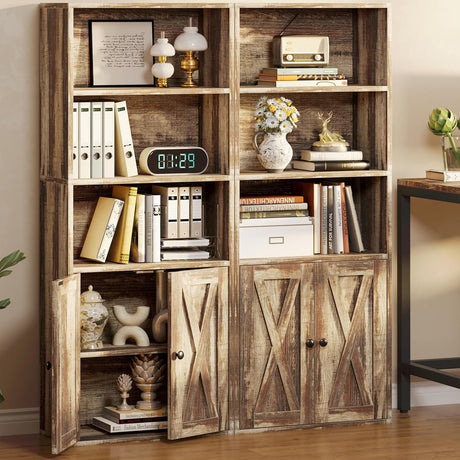 Estantería Industrial IRONCK 5 Estantes con Puertas 11.8 Profundidad