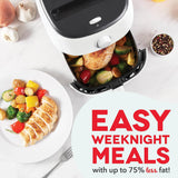 Freidora de Aire DASH Tasti-Crisp™, 2.6 Qt., 1000-Watt, Compacta