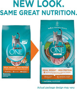 Purina ONE Alimento seco para gatos con alto contenido en proteínas, peso ideal con pavo y peso ideal con pavo - Bolsa de 3.5 libras
