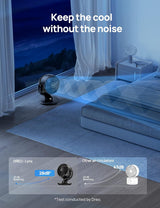 Ventilador Dreo 13 Oscilante, 4 Velocidades, 8H Temporizador
