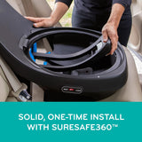 Asiento giratorio 2 en 1 para automóvil con funda Evenflo