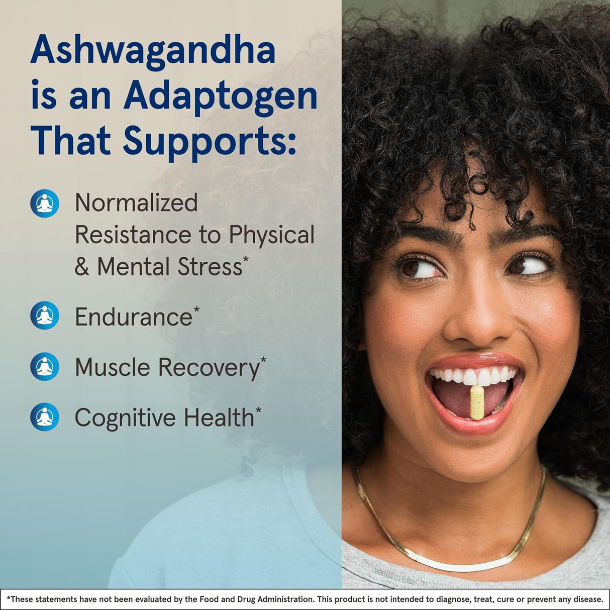 Cápsulas de Ashwagandha 300 mg, Resistencia al Estrés  120u
