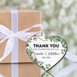 Adornos de Agradecimiento Personalizados para Bodas y Eventos