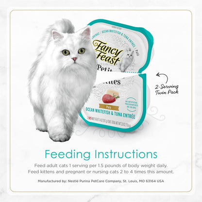 Comida Húmeda para Gatos Purina Fancy Feast Pâté Atún 12 Pack