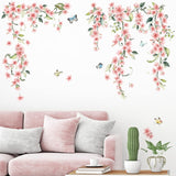 Vinilos de Pared Florales Wondever, Adhesivos Decorativos