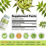 Suplemento Organic Veda de Neem sistema inmunológico 120un