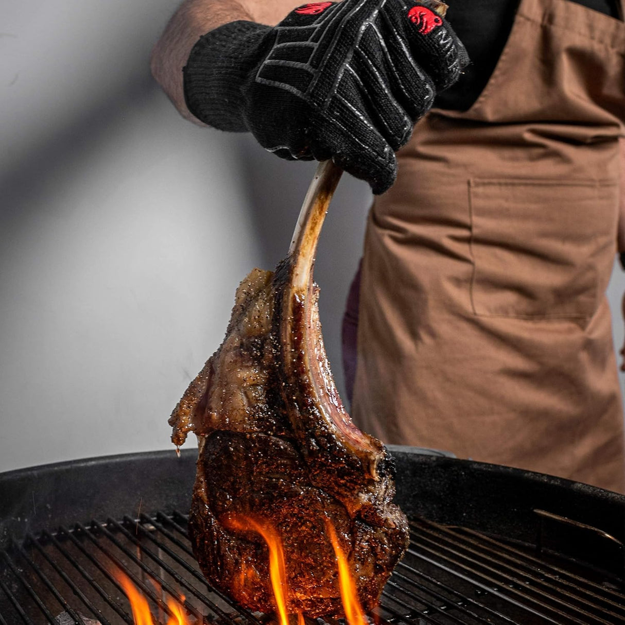 Termómetro de carne MEATER Plus, Bluetooth, guantes BBQ, bundle