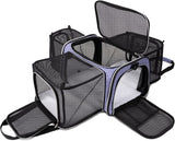 Transportín para mascotas BAGLHER, blando, expandible, modelo 2023
