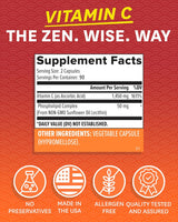 Suplementos Ácido ascórbico liposomal de vitamina C 1000 mg