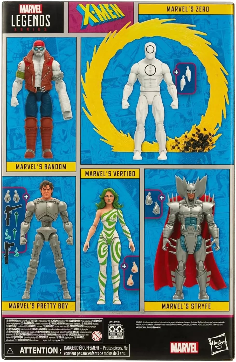 Figuras de Acción Villanos X-Men, Marvel, 60 Aniversario, 6