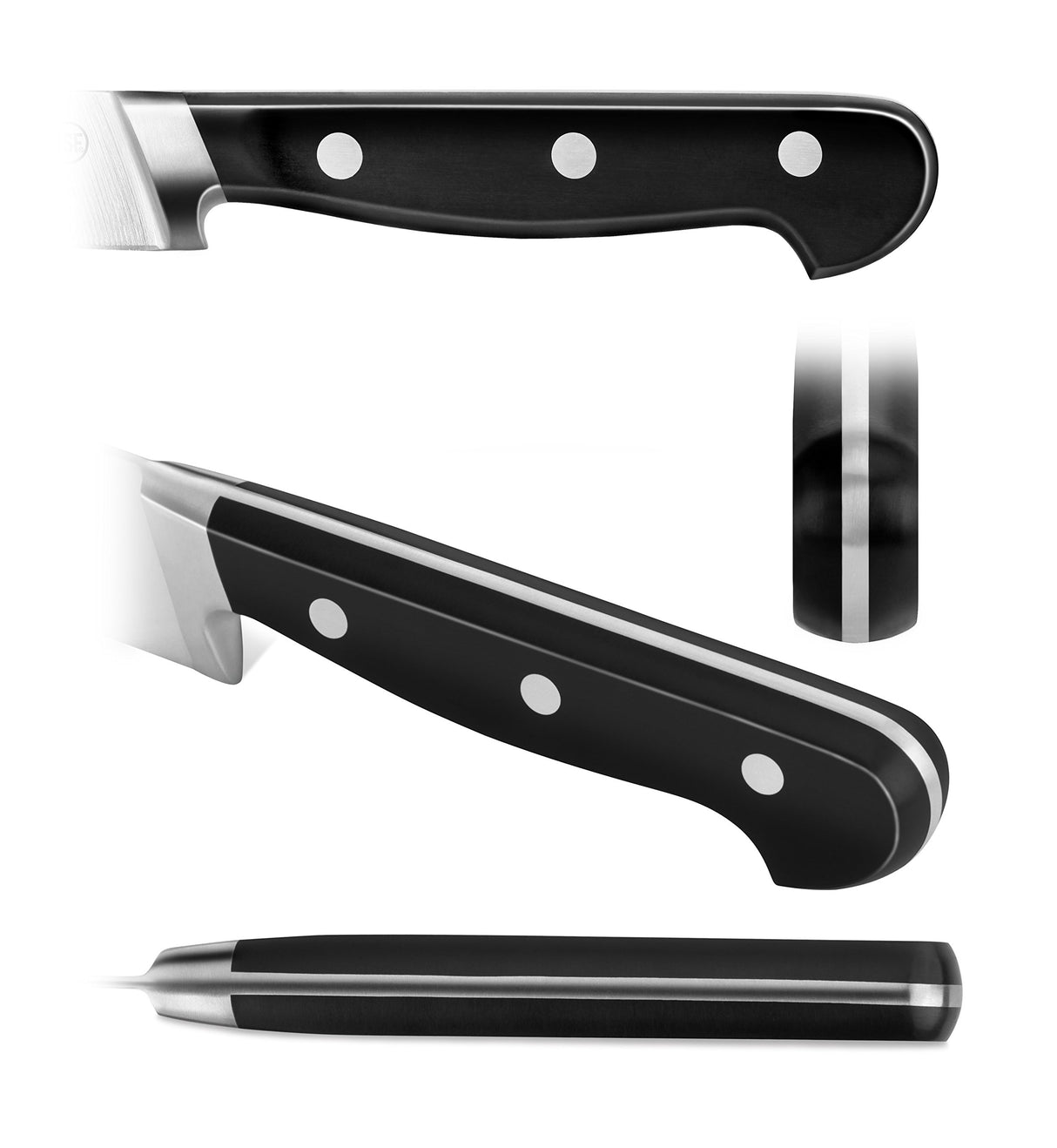 Cuchillo de corte alemán de acero forjado, hoja de 3.5