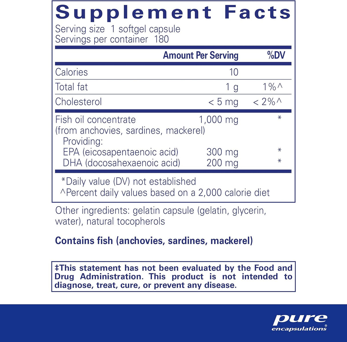 Suplementos Alimenticios concentrado de aceite de pescado