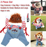 Disfraces de muñeca mortal para mascotas talla XL