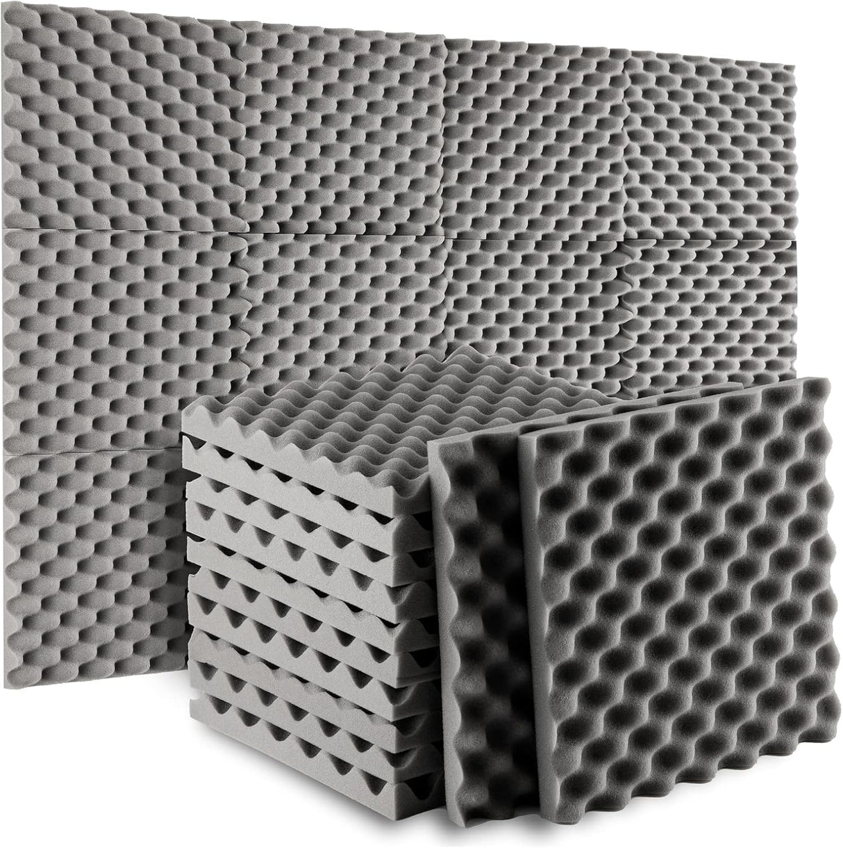 Paneles Acústicos Aislantes 12pcs - Espuma Absorbente 1x12x12