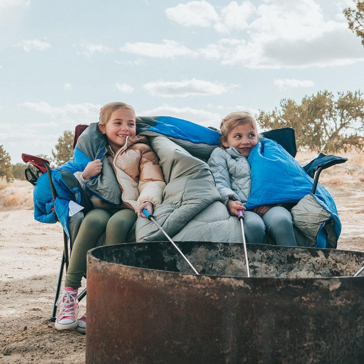 Sacos de Dormir para Adultos y Niños - Clima Frío y Cálido