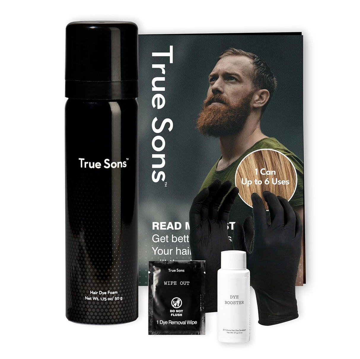 Espuma de tinte para cabello(rubio sucio), True Sons .