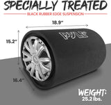 Parlante de tubo de subwoofer alfombrado PYLE PLTB121