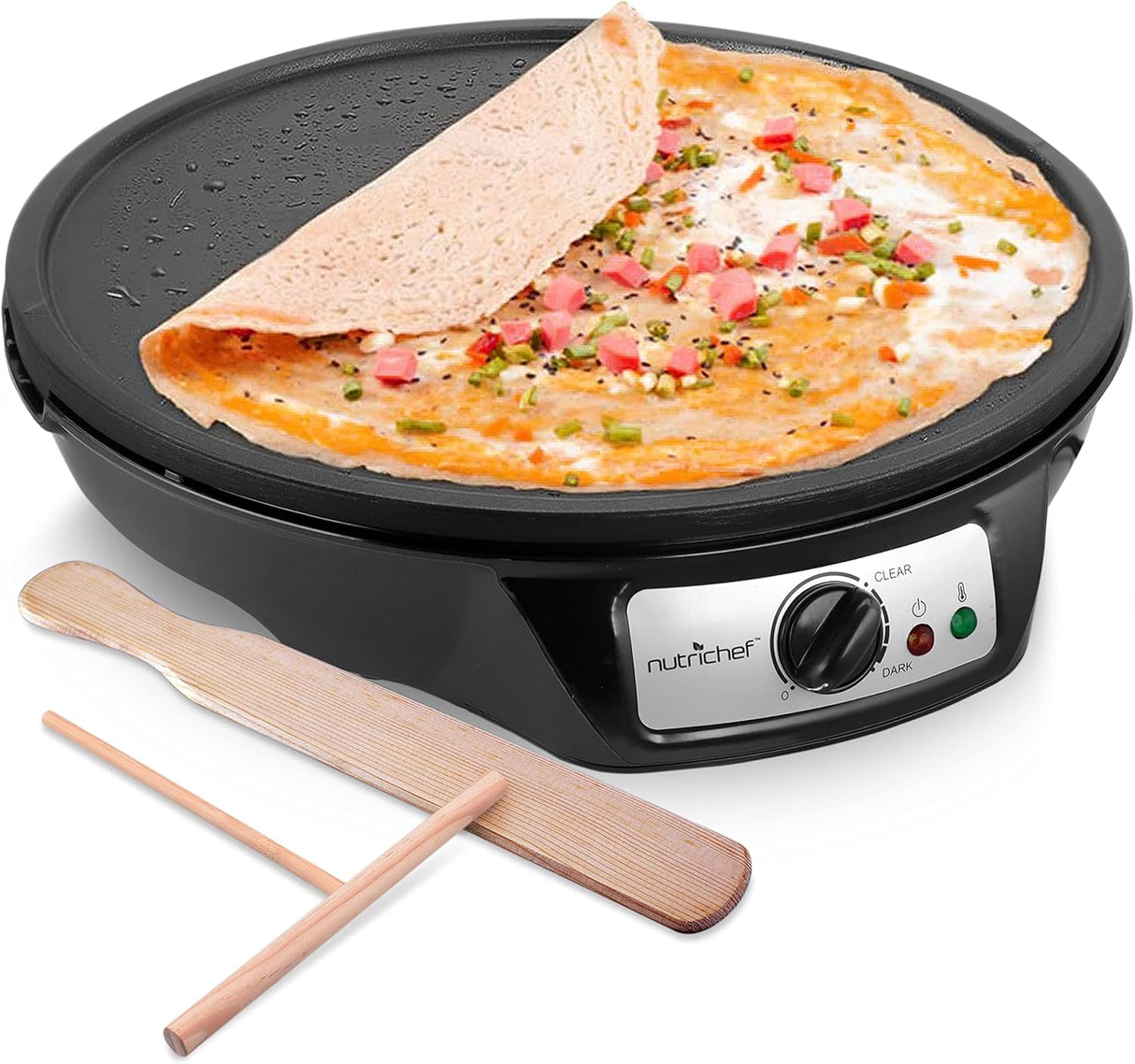 Creperas  eléctrica desmontable  12 pulgadas PCRM15D
