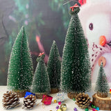 Árboles de Navidad Mini de Cepillo Artificial - Decoración 4-12 in